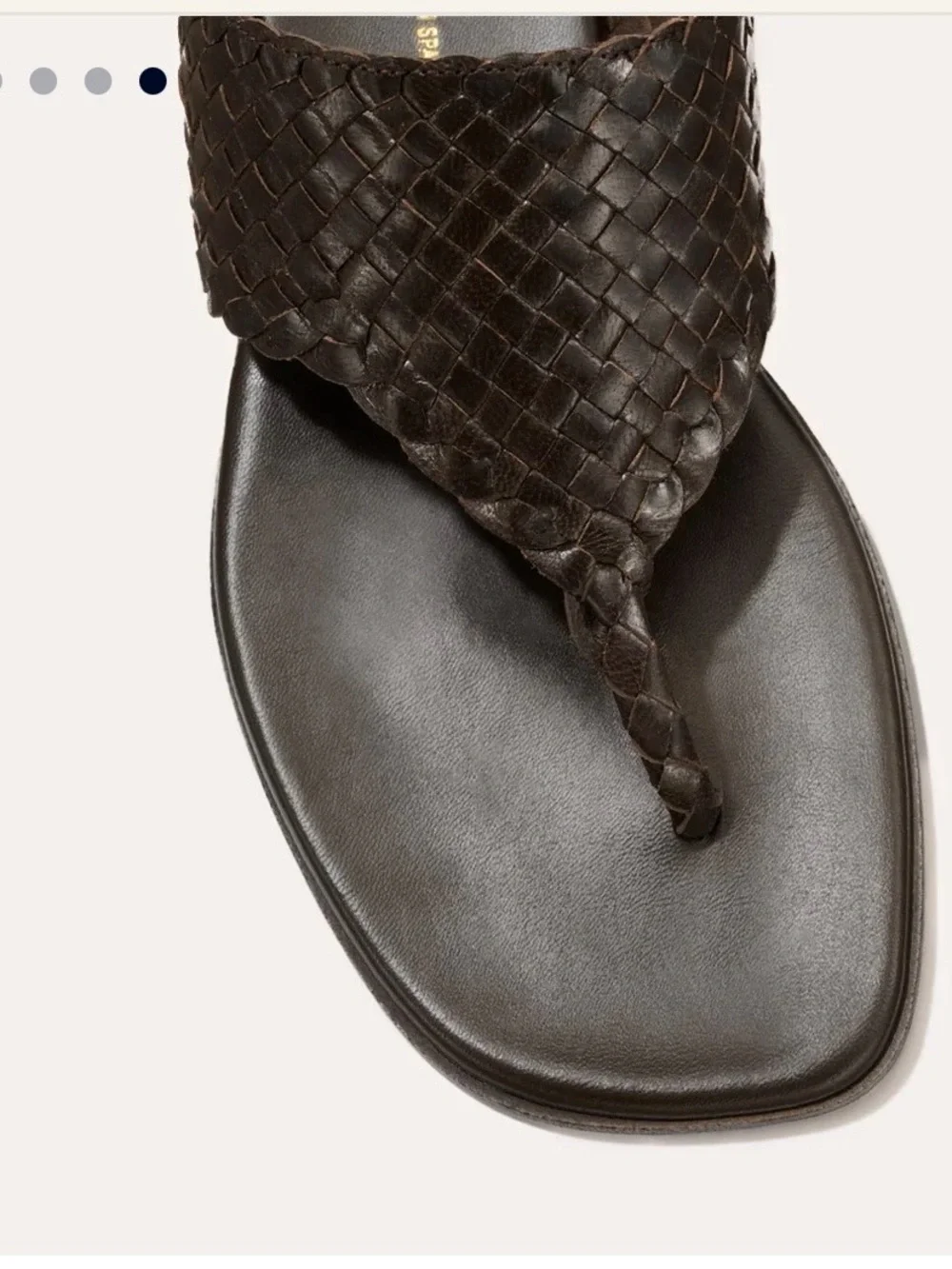 Margaux The Deia in Woven Espresso Leather - Picture 6 of 6